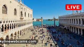 🔴 Live Webcam from Piazza San Marco  Venice [upl. by Jayne]