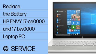 Replace the Battery  HP ENVY 17ce0000 and 17bw0000 Laptop PC  HP [upl. by Ellord]