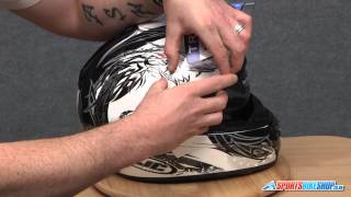 How To Change A HJC HJ09 Visor CS15 helmet [upl. by Aynik]