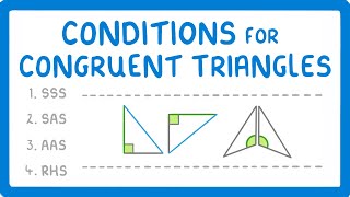 GCSE Maths  Congruent Triangle Rules 103 [upl. by Akiret523]