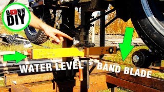 HOW TO Adjust Blade Guides  Band Sawmill Build 29 [upl. by Elledoj]