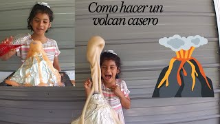 COMO HACER UN VOLCAN CASERO [upl. by Kiersten]