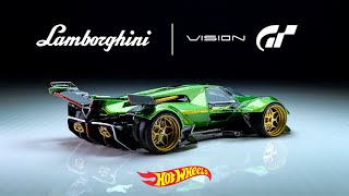 Insane build Lamborghini V12 Vision GT Hot Wheels custom Roborace Robocar transformation [upl. by Dougall]