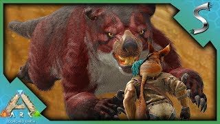 MAX LEVEL THYLA YES PLEASE THYLACOLEO TAMING AND BREEDING  Ultimate Ark E49  Scorched Earth [upl. by Attiuqal]