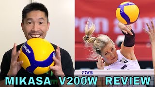 Mikasa V200W Volleyball Review [upl. by Anniahs]