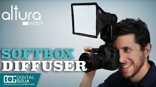 Flash Diffuser Light Softbox by Altura Photo  Review [upl. by Kra]