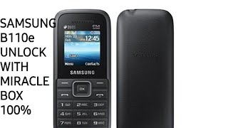 Samsung b110e unlock by miracle box [upl. by Yaj]