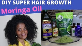 HOW TO MAKE MORINGA OIL FOR THICK HEALTHY AND SUPER HAIR GROWTH [upl. by Seigler446]