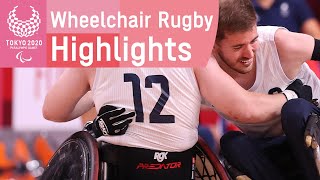 Wheelchair Rugby Overall Highlights  Paralympic Games [upl. by Jenelle928]