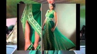 Collection Caftans et takchitas couleur vert [upl. by Dnalrah351]