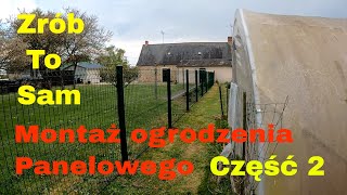 99 Montaż ogrodzenia panelowego Część 2 [upl. by Herm]