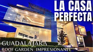 HERMOSA CASA en VENTA GUADALAJARA  ROOF GARDEN con JACUZZI 2021 residence on SALE in Guadalajara [upl. by Warga]