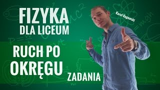 Fizyka  Ruch po okręgu zadania [upl. by Donough]