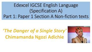 Analysis of The Danger of a Single Story by Chimamanda Ngozi Adichie [upl. by Bobine]