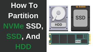 How To Partition Your SSD m2 NVMe SSD And HDD In Windows 10 [upl. by Kehoe]