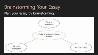 Essay Writing  Pre  Writing  03 Brainstorming [upl. by Baseler278]