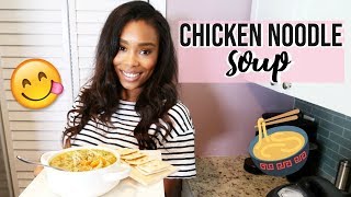 INSTANT POT CHICKEN NOODLE SOUP RECIPE  LoveLexyNicole [upl. by Georgeta]