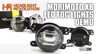 Morimoto XB LED Fog Light Housings Demo  Headlight Revolution [upl. by Helali]