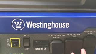 Westinghouse Generator 120240 Voltage Switch [upl. by Earazed]