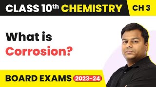 Corrosion  Metal And NonMetals  Class 10 Chemistry [upl. by Jamaal]