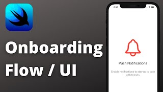 SwiftUI Create Onboarding Flow Interface 2021 Xcode 12 SwiftUI 20  iOS Development [upl. by Gally]