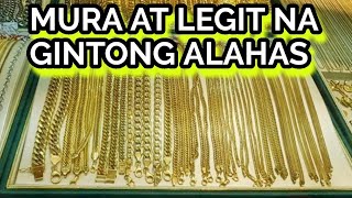 ONGPIN JEWELRY SHOP  BILIHAN NG MURA AT LEGIT NA GINTONG ALAHAS [upl. by Zimmerman]