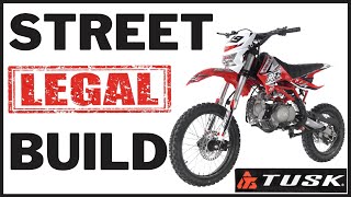 Street Legal Apollo 125 Pitbike  Dirtbike Street Legal Process [upl. by Naimed633]