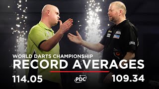 RECORDBREAKING AVERAGES Van Barneveld v Van Gerwen  2017 World Darts Championship [upl. by Georgeanne]