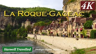 La Roque Gageac Stone Village amp Boat Ride on Dordogne River  Bucket List France 4K [upl. by Miranda603]