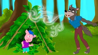 Three Little Pigs 2  Wolf Stories  Bedtime Stories for Kids  Fairy Tales [upl. by Robillard941]