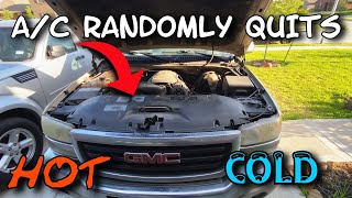 GMC TRUCK AC RANDOMLY STOPS WORKING DIAGNOSIS amp FIX [upl. by Rilda654]