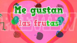 La fruta Song and video to learn names of fruits in Spanish for kids [upl. by Netnilc]