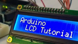 Arduino LCD Tutorial  How To Control An LCD [upl. by Grefer769]