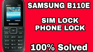 SAMSUNG B110E SIM LOCK PROBLEM 100 SOLVE [upl. by Yde]