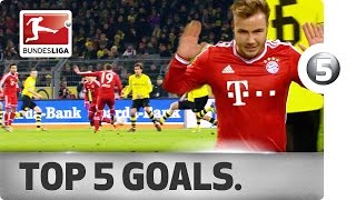 Top 5 Goals Mario Götze – FC Bayern München [upl. by Ellener]