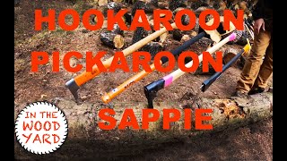 327  Pickaroons Hookaroons and Sappies  Husqvarna vs Stihl vs Logrite vs Fiskars Comparison [upl. by Anaic87]