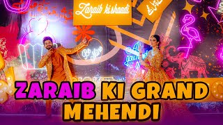 ZARAIB Ki Grand Mehendi  Laraib Khalid  Zarnab Fatima [upl. by Gruchot138]