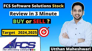 FCS Software Solutions Ltd Stock Review  FCS Software Solutions Latest News [upl. by Brittan286]