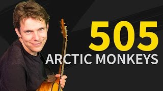 How To Play 505 Guitar Lesson amp TAB  Arctic Monkeys  Easy Tutorial [upl. by Tarsuss]