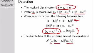 Digital Communications Probability of Bit Error [upl. by Seagraves]