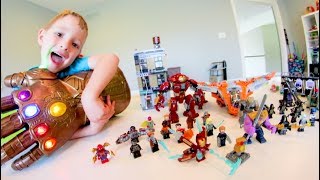 FATHER SON ULTIMATE LEGO BATTLE  Avengers INFINITY WAR [upl. by Eniamrehc759]