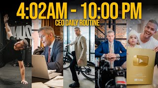 Daily Routine of a CEO  How I Structure my Day Update [upl. by Adnamahs27]