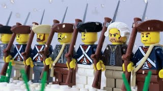 Lego Battle of Trenton  American Revolution stop motion [upl. by Gaddi348]