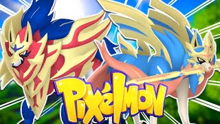 How to CATCH ZACIAN and ZAMAZENTA in PIXELMON GENERATIONS Minecraft Pokemon [upl. by Erich178]