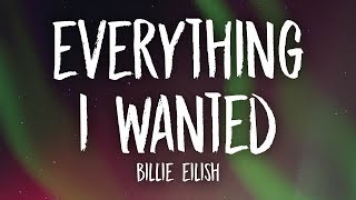 Billie Eilish  everything i wanted Lyrics [upl. by Nosac]