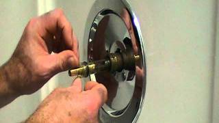 How to repair a leaky single lever moen bath or shower faucetOlder style [upl. by Seaddon]