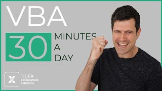 130 Excel VBA Absolute Beginner Course 30 For 30 [upl. by Falkner]