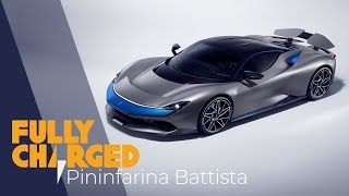 Pininfarina Battista 1900hp EV hypercar  the most powerful Italian car ever  Fully Charged 4K [upl. by Nnairek]