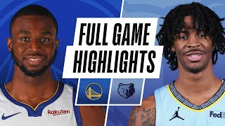 WARRIORS at GRIZZLIES  FULL GAME HIGHLIGHTS  March 19 2021 [upl. by Hnacogn]