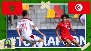 Morocco vs Tunisia  AFCON U20 HIGHLIGHTS  2262021  beIN SPORTS USA [upl. by Eyllom]